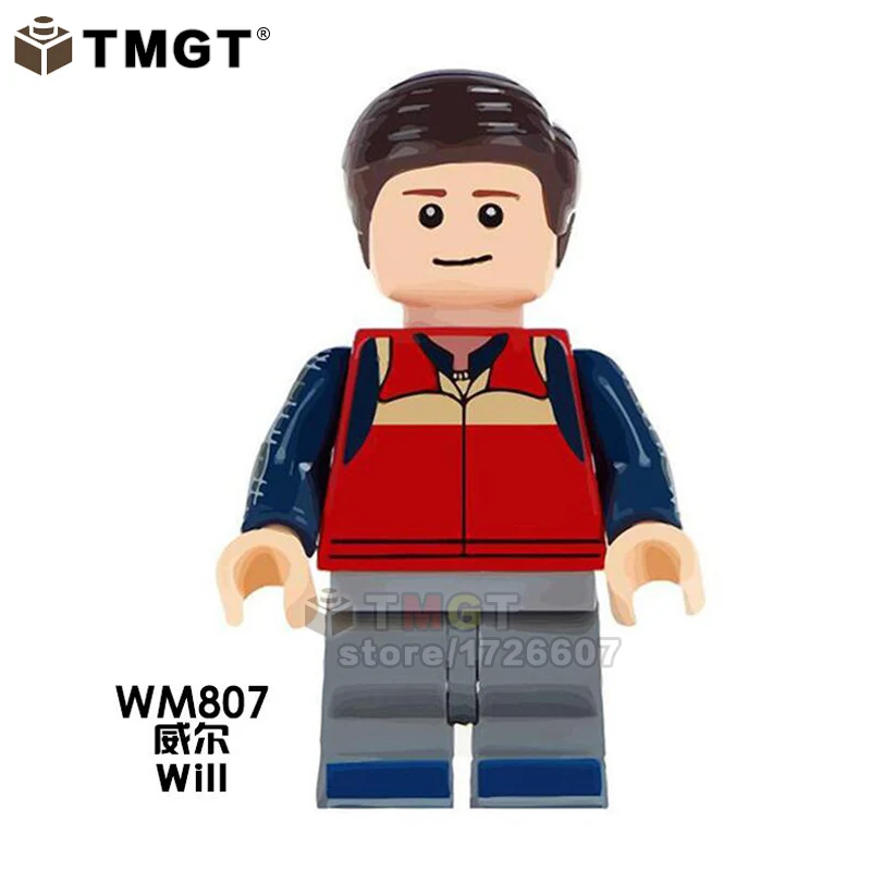WM807 Marshmellow DJ рок певцы игрушки WM6064 микрофон молоток Фредди Меркурий поцелуй Группа Стэнли пол строительные блоки подарки для детей - Цвет: WM807