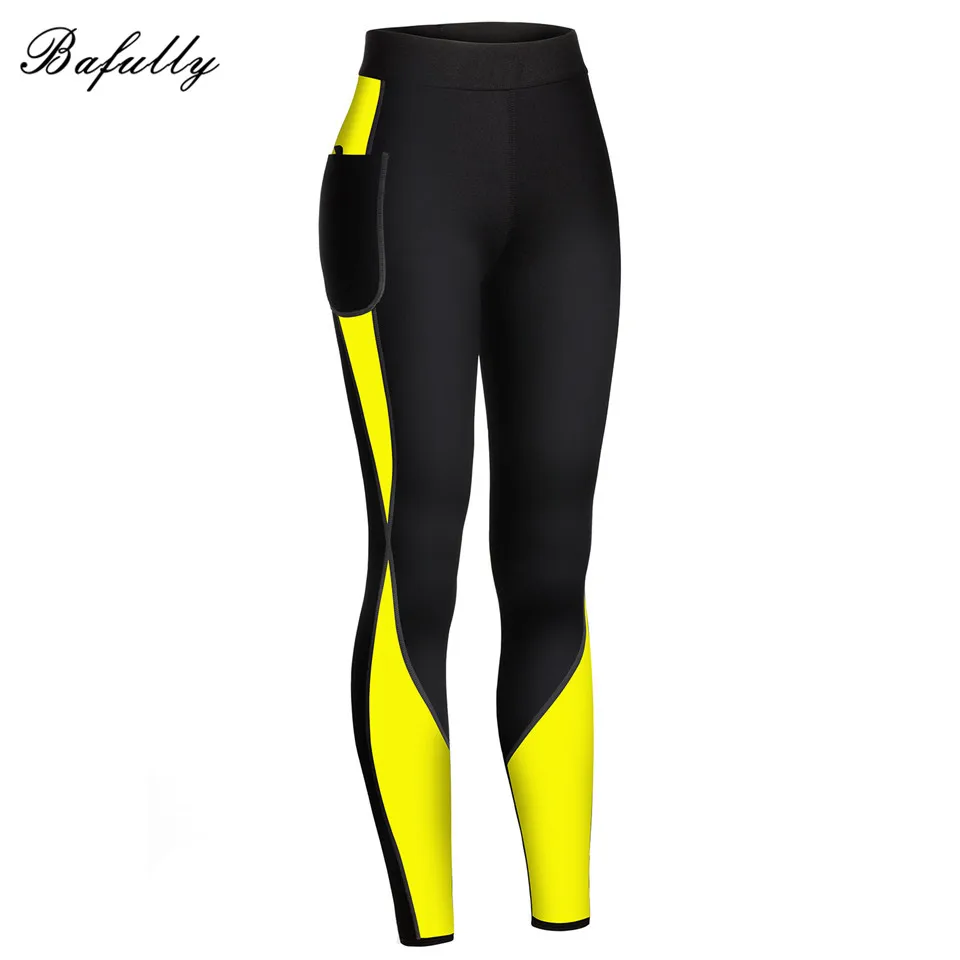 Baselly для женщин сауна потеря веса похудения Неопреновые брюки с боковыми