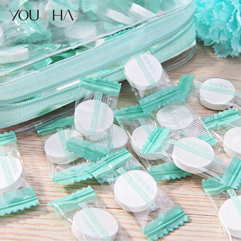 YOUSHA 100 шт сжатый маска хлопок лица лист DIY кожи Уход за лицом завернутый маски