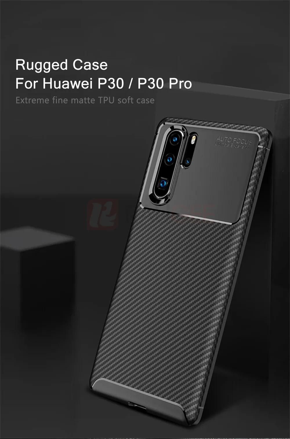 Тонкий чехол для huawei P30 Pro Чехол из углеродного волокна силиконовый бампер мягкий ТПУ защитный чехол для huawei P30 Lite чехол для телефона