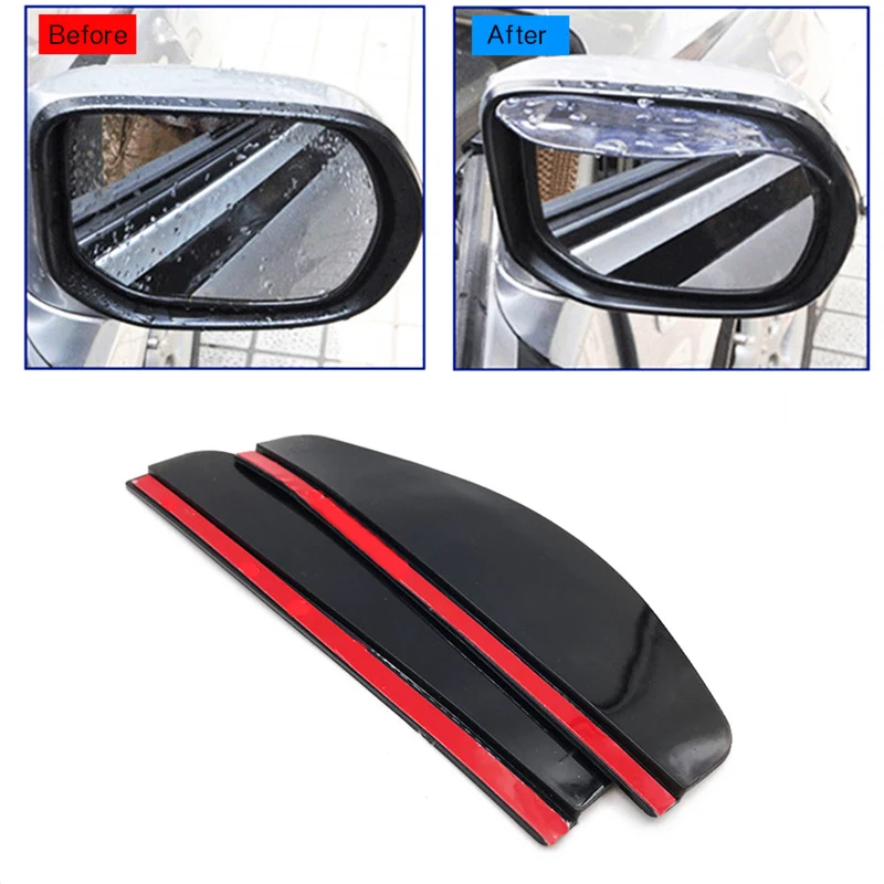 2 шт. Гибкая автомобиля зеркало заднего вида с защитой от дождя козырек Snow Guard