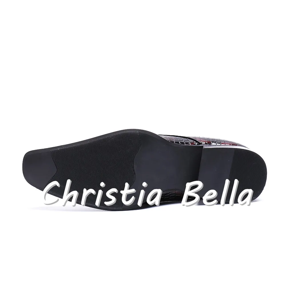 Christia Bella ручной работы голубого из натуральной кожи Мужские туфли Туфли под