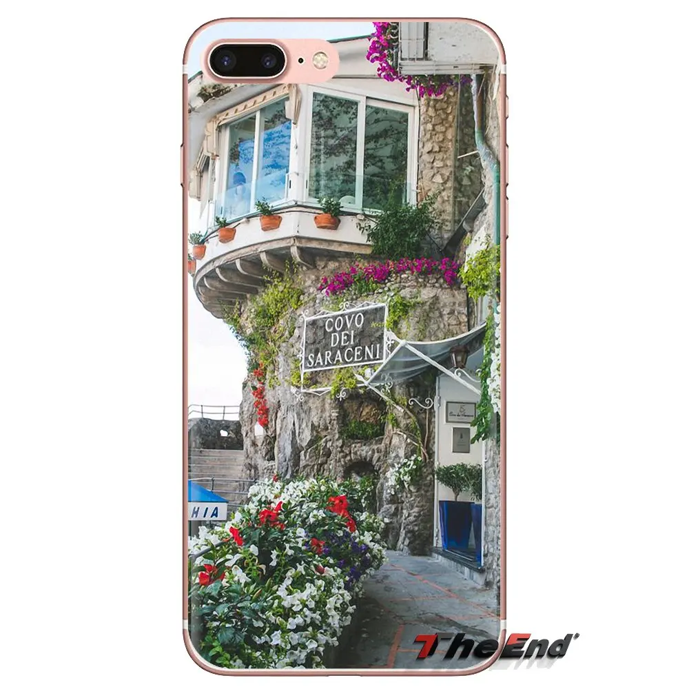 Для Xiaomi Redmi 4A S2 Note 3 3S 4 4X 5 Plus 6 7 6A Pro Pocophone F1 прозрачный мягкий чехол красивый Positano Amalfi
