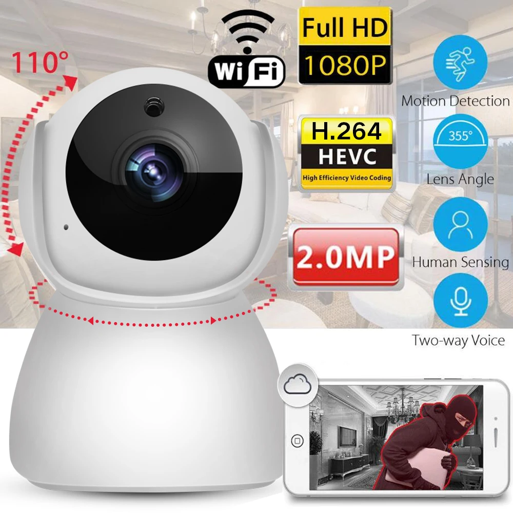 Беспроводная ip камера sdeger 1080 P для домашних животных CCTV Wi Fi Домашняя безопасность