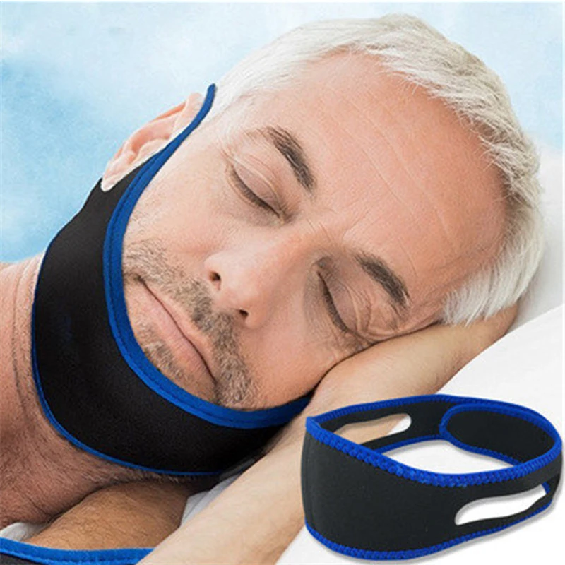 CPAP антихрап храп ремень для подбородка храп средство для снятия апноэ сна средства для ухода за здоровьем растягивающийся ремень для остановки храпа пояс для помощи