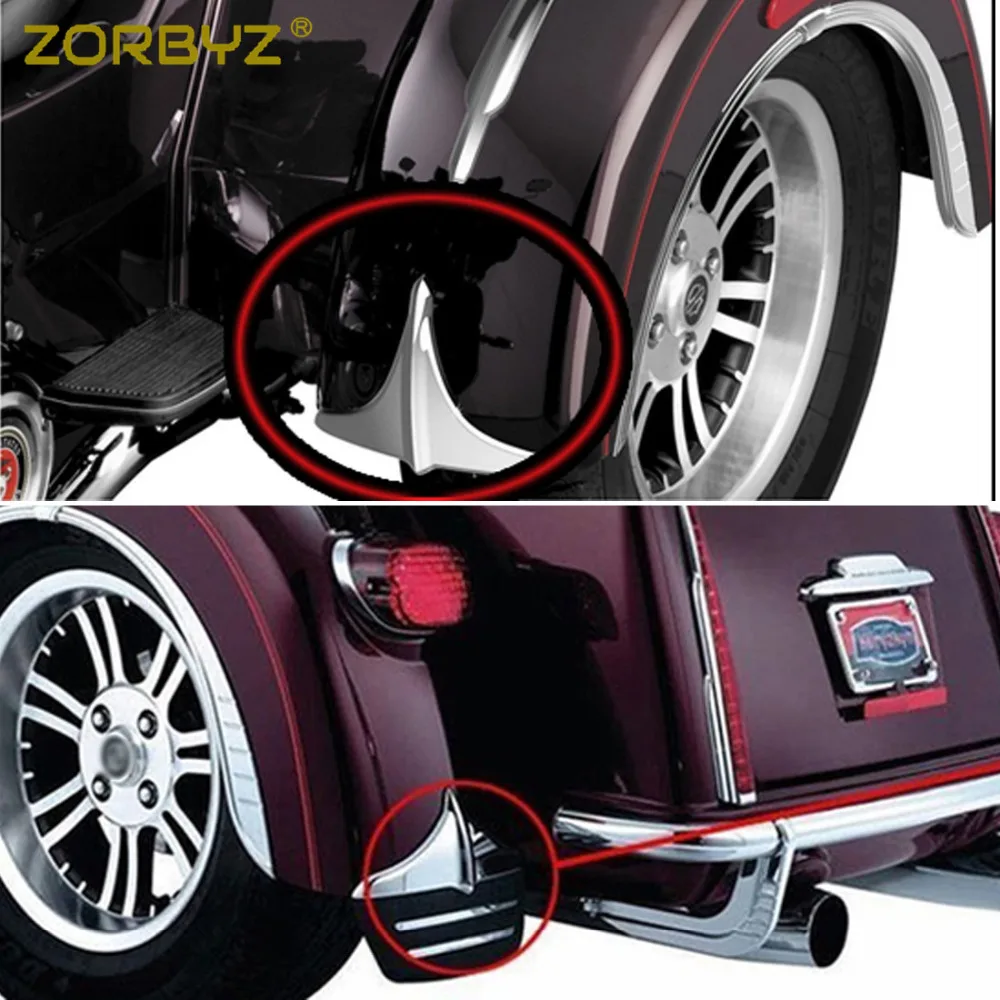 ZORBYZ мотоцикл хром заднее крыло наконечник Накладка для Harley Tri Glide Ultra 2009 2013 2014 2015 2016