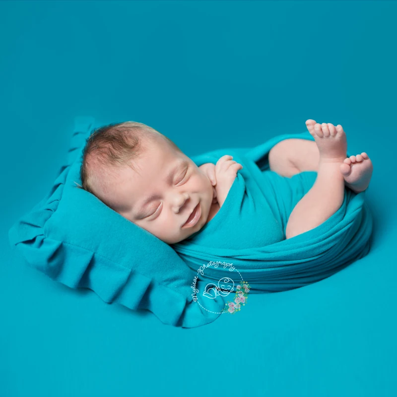 Реквизит для фотосъемки новорожденных тканевые обертывания одеяло ежемесячный