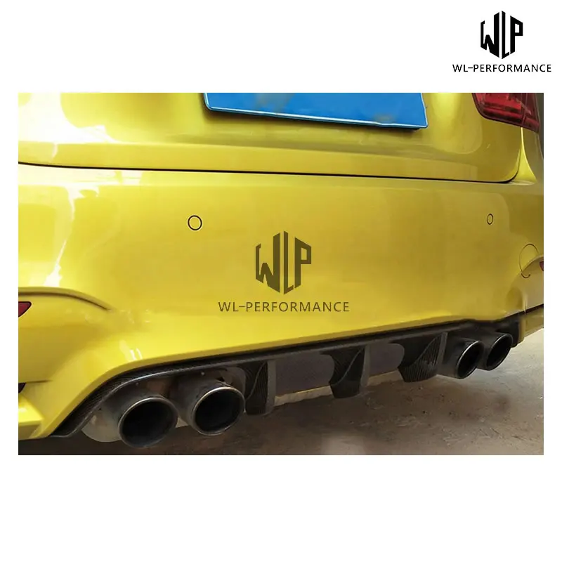 Двусторонний двойной задний диффузор 4 серии M4 P для BMW 420i 428i 435i 2014 и выше |