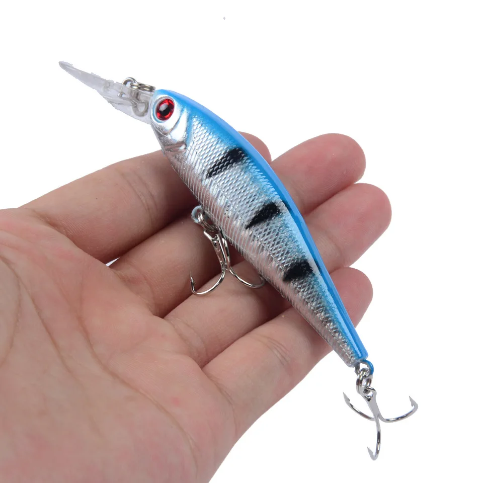 1 шт. Minnow приманки для ловли рыбы высота каблука 10 см/9 г бас Троллинг