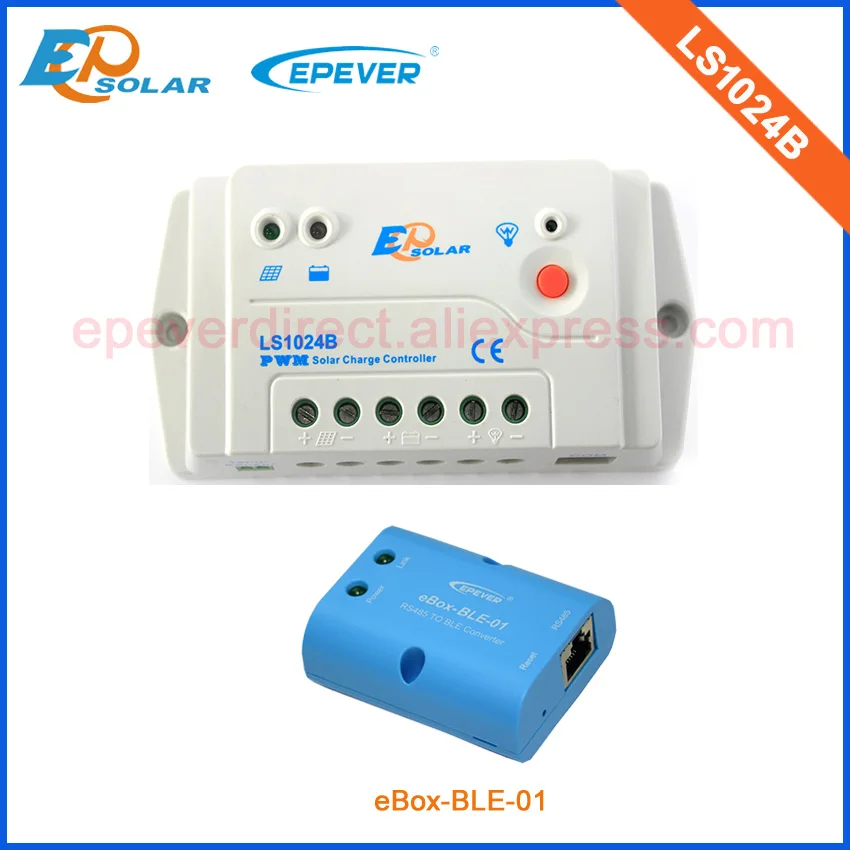 

Солнечный контроллер с eBOX-BLE-01 bluetooth функциональный адаптер для Android Phone APP LS1024B 10A 10 А 12В/24В зарядное устройство