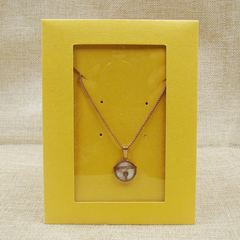 Новый черный/розовый/крафт бокс для ювелирных изделий 20 шт. белый/желтый/упаковка