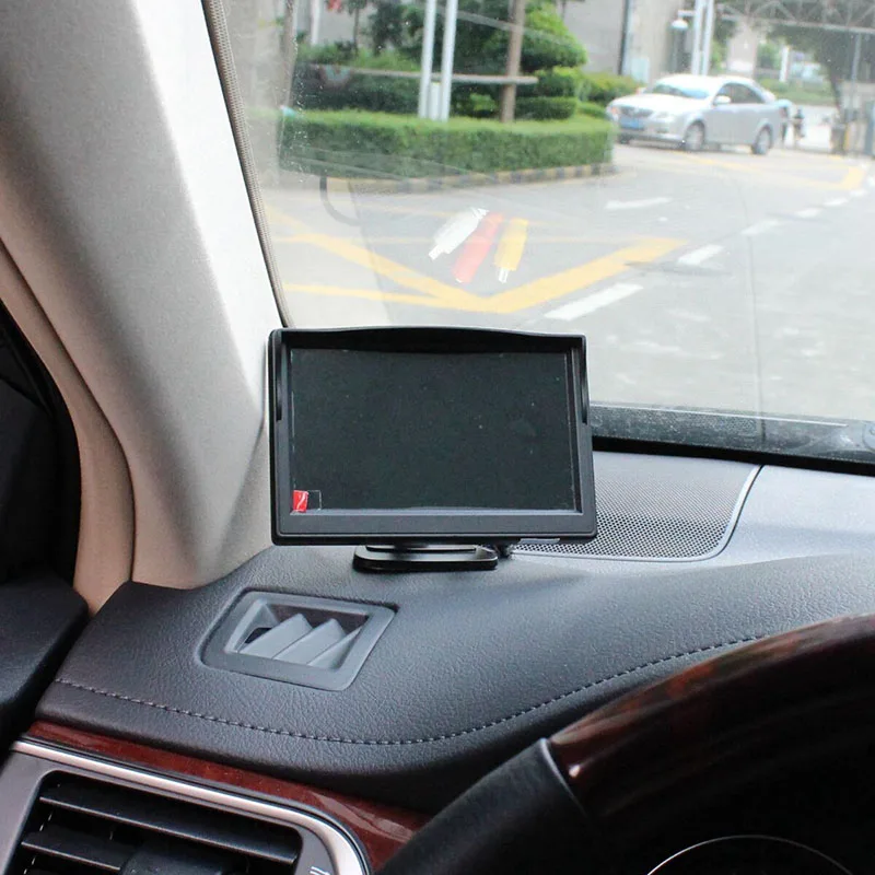 DIYSECUR 5 &quotTFT lcd резервный автомобильный монитор заднего вида с присоской как RCA так