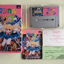 16 битные игры* магические POP'N(Япония NTSC-J версия! Коробка+ руководство+ картридж
