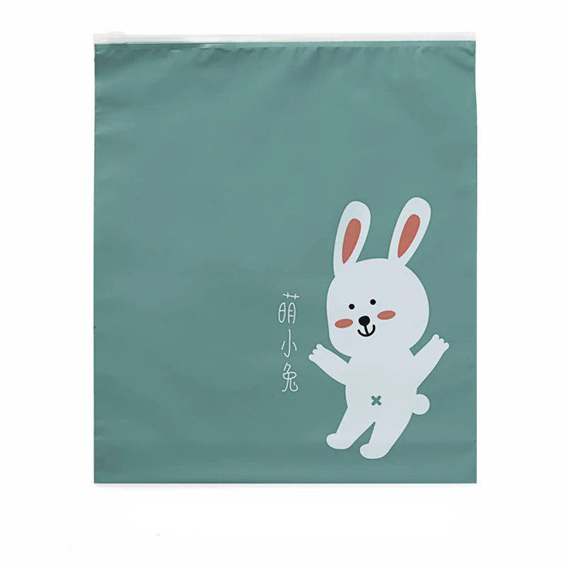 1pcs Cute rabbit M Не пропустите Новые 3 шт./Набор Дорожный чемодан-органайзер для одежды набор для отделки макияжа Водонепроницаемая женская сумка для хранения аксессуары для путешествий - Цвет: 1pcs Cute rabbit M