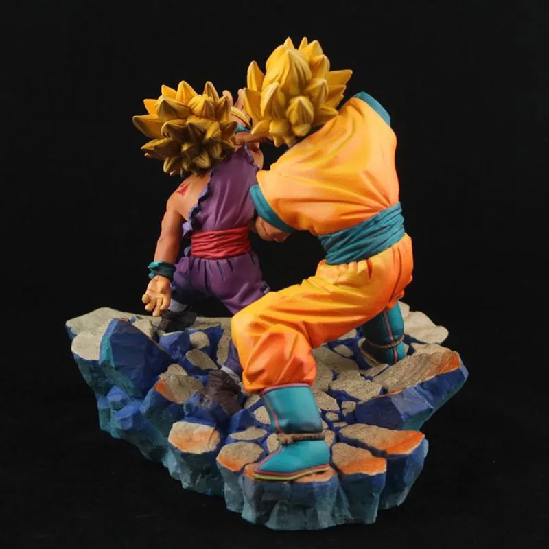 Dragon Ball Классическая сцена отец и сын Kamehameha фигурка 1/8 масштаб окрашенная фигурка Гоку Гохан ПВХ фигурка игрушка Brinquedos