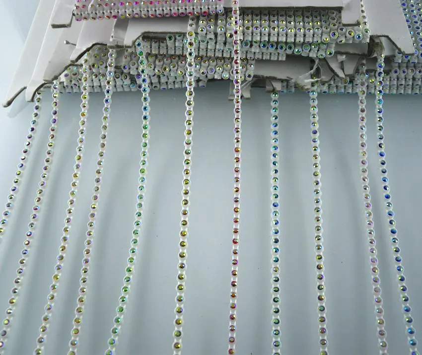 Сделай Сам SS6 класса А АВ Хрустальные стеклянные камни 2 мм Стразы белая