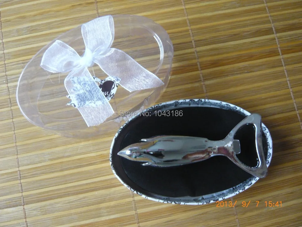 Оптовая продажа свадебные подарки Любимая голубь серебряный фотооткрыватель в