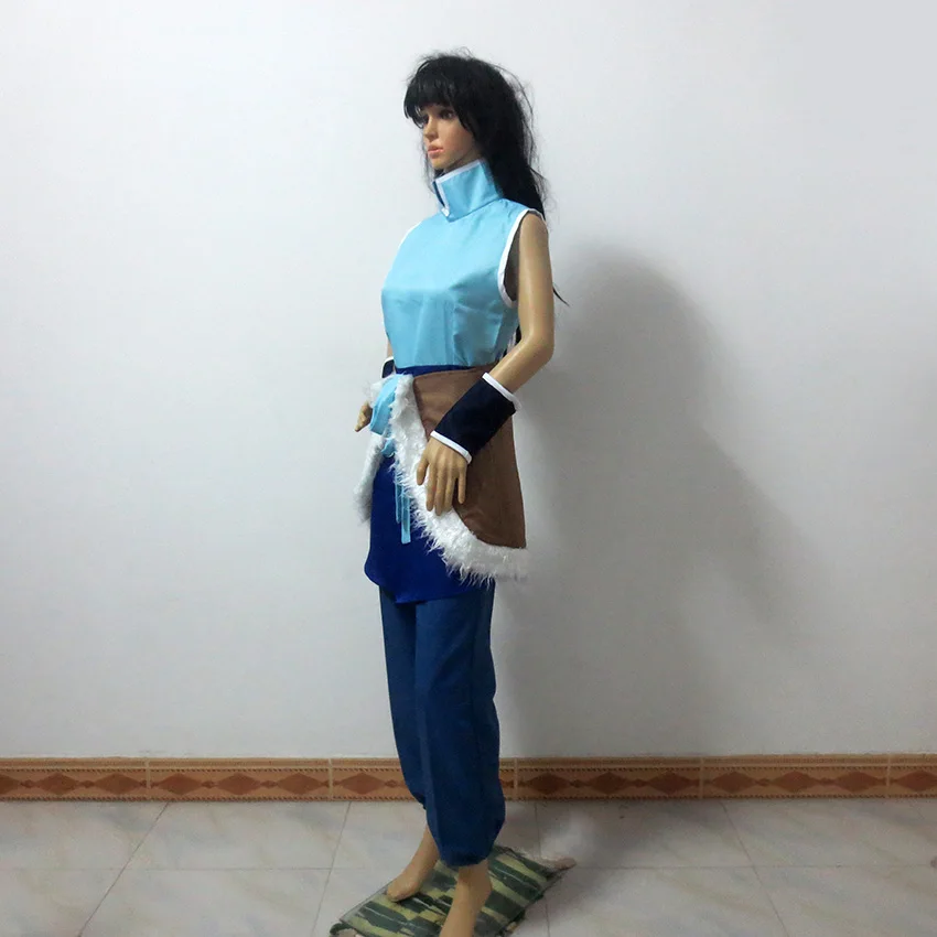 Аватар Легенда О Корре героиня Корра Хэллоуин униформа наряд косплей костюм на