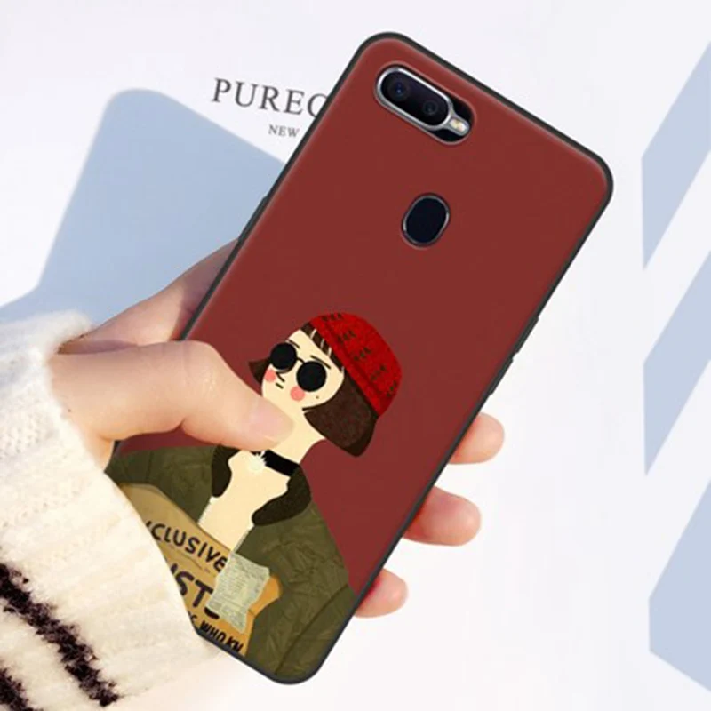 Чехол для OPPO A7X Модный мягкий чехол телефона с милым мультяшным рисунком A 7X