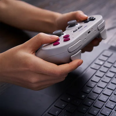 8Bitdo SN30 Pro + Bluetooth Вибрационный геймпад беспроводная игра Поддержка