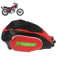 motorcycle water proof gn125 gn250 gas fuel tank cover with side bag install tool bag for suzuki 125cc 250cc gn 125 250 parts