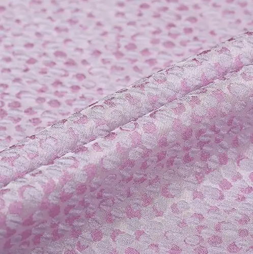 Очень красивая розовая модная импортная стерео жаккардовая ткань оригинальная