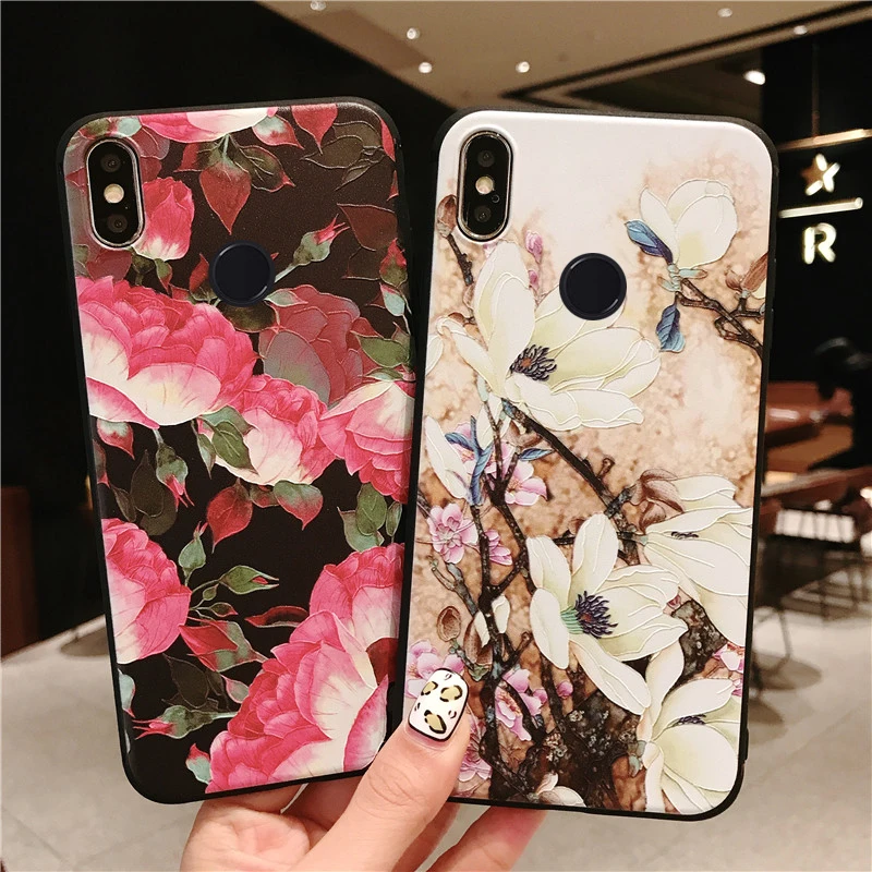 3D чехол с розами для Xiaomi Redmi Note 7 Pro Чехол mi9 mi8 A2 A1 5X 6X Mix 2S на Redmi Note 6 pro note 5 Note 4x чехол s