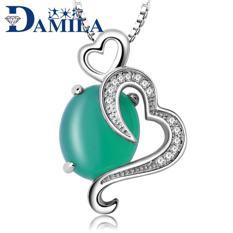 Новое поступление большое винтажное серебряное модное ожерелье с кулоном в