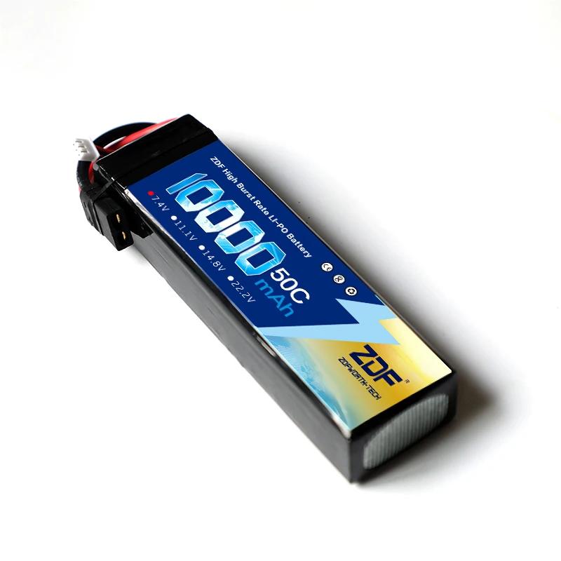 ZDF Power Lipo Battery 2S 7 4 V 10000mah 50C Max 100C для rc Airplane Traxxas RC Truck 1/8 1/10 Car Boat Support оптовая