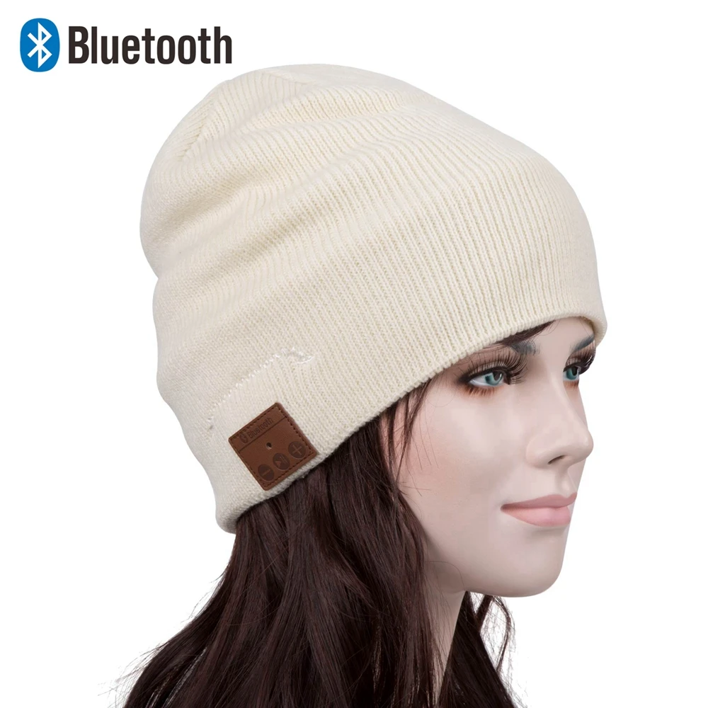 JINSERTA Беспроводной шапка c наушниками Bluetooth Музыка Смарт Кепки BT V4.2 видов спорта на открытом воздухе стерео гарнитура Динамик с микрофоном Поддержка громкой связи