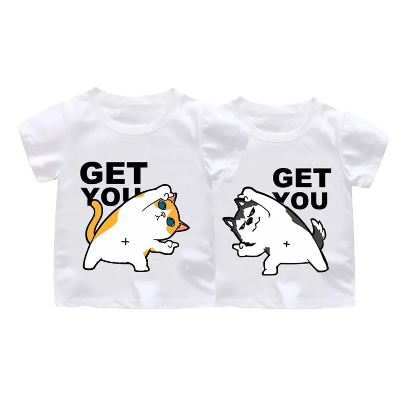 ZSIIBO/футболка Одежда для мальчиков и девочек детские топы летние футболки с