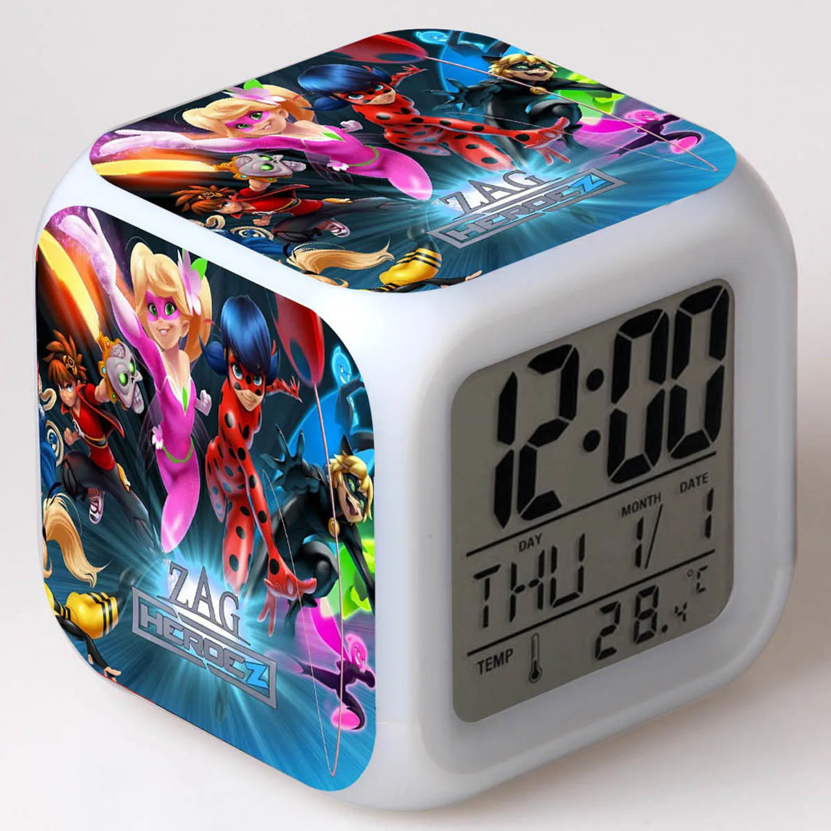 3 Мультфильм детский будильник игрушки Led reloj despertador цифровые часы электронный wake up Светильник Настольный reveil wekker - Цвет: 3