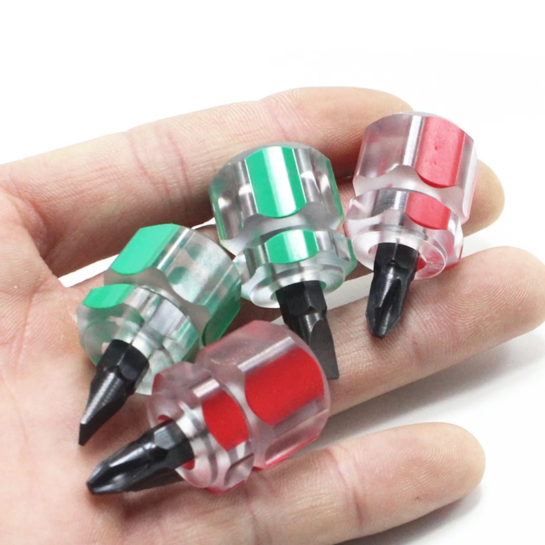 

1pc Car Repair Screwdriver Kit Set Mini Small Portable Radish Head Screw Driver Transparent Handle Repair Hand Tools Precision