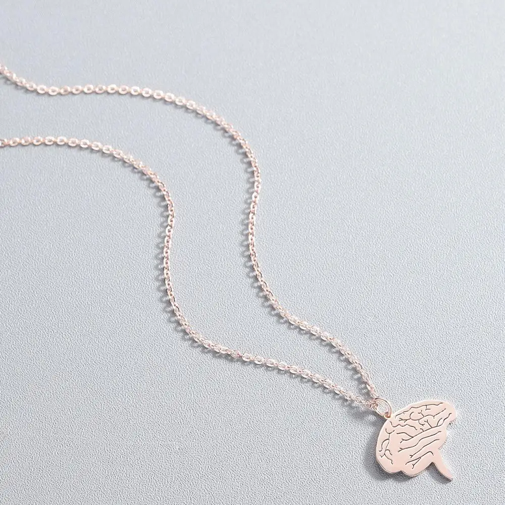 Todorova Fashion Science Jewelry медицинский нейрон черепно мозговой нерв кулон ожерелье
