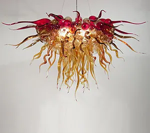 

Free Shipping Glass Blown Chandelier with Special Style