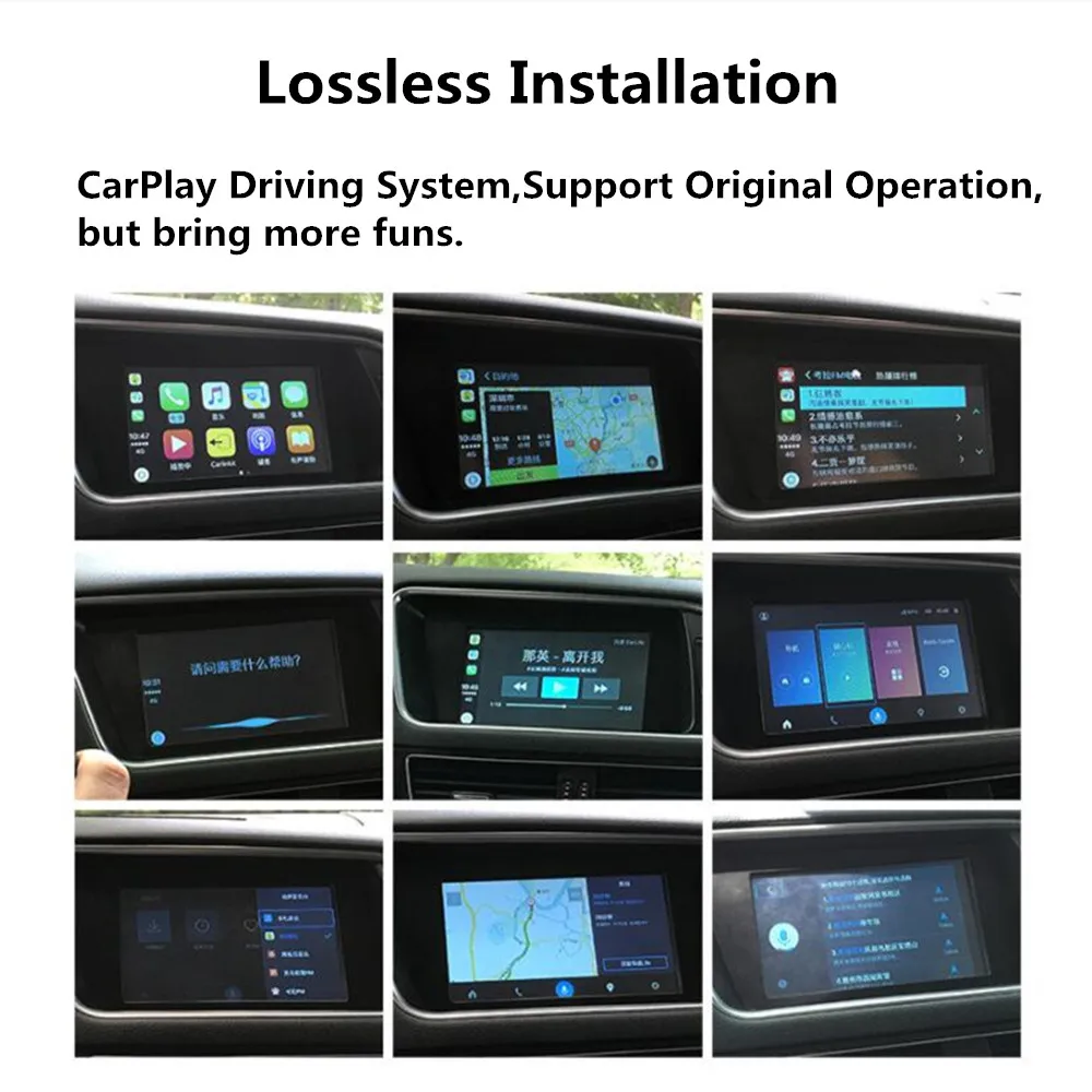 Новинка 2019 беспроводная коробка для Audi CarPlay Apple A3 A4 A5 A6 A7 A8 B9 Q3 Q5 Q7 S4 S5 оригинальный
