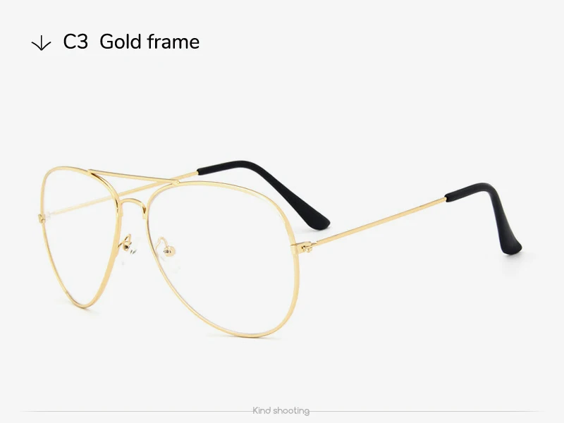 Toketorism, винтажные, классические, пилот, металлическая оправа, прозрачные линзы, очки для мужчин и женщин, 6203