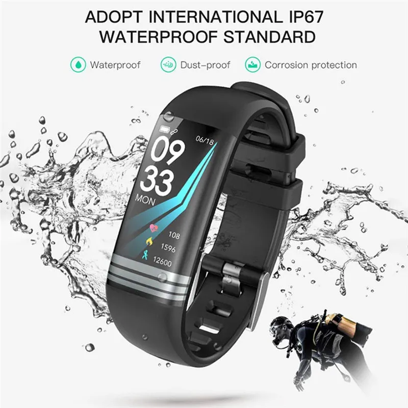 0.96'' Color Screen Sports Smart Band 24H Heart Rate Monitor Fitness Tracker Bracelet Wterproof Wristband Men Watches for xiaomi |