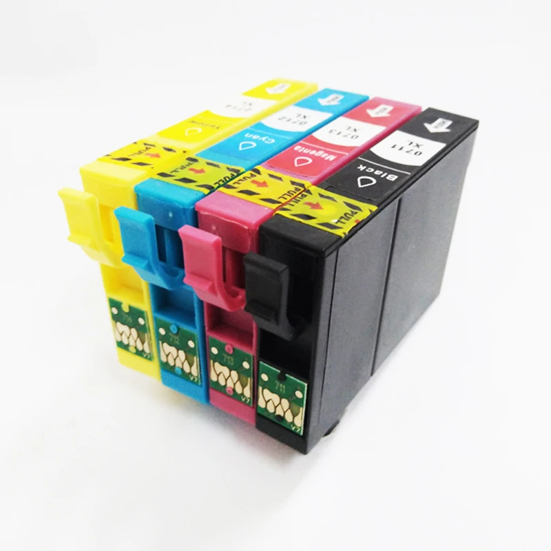 Чернильные картриджи einkstore T0711-T0714 для Epson DX9400F D120 DX4050 DX4400 DX4450 DX5000 SX110 SX210 SX510W SX115 SX215 |