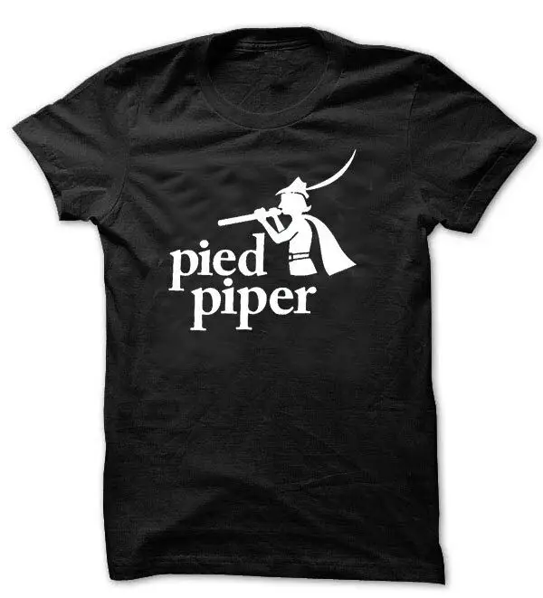 Pied Piper Silicon Valley Футболка 100% хлопок Классическая футболка Забавные футболки kyku