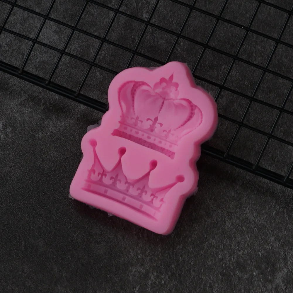 Европейская форма короны Силиконовая Форма Sugarcraft Инструменты для украшения