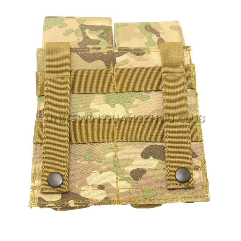 Тактический Молл PALS двойной стек винтовки журнал Mag Топ откидной мешок черный