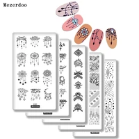 10pcs nail stamping plates lace flower animal birds pattern nail art stamp stamping template image plate stencil nails tool set