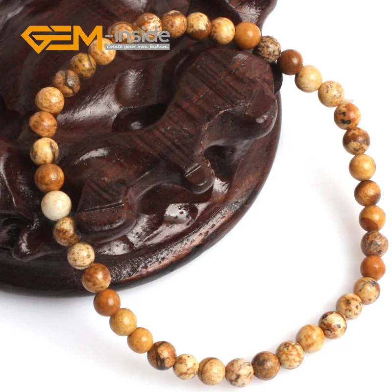 Браслеты женские и мужские с натуральными камнями 4-14 мм 7 5 дюйма | Украшения