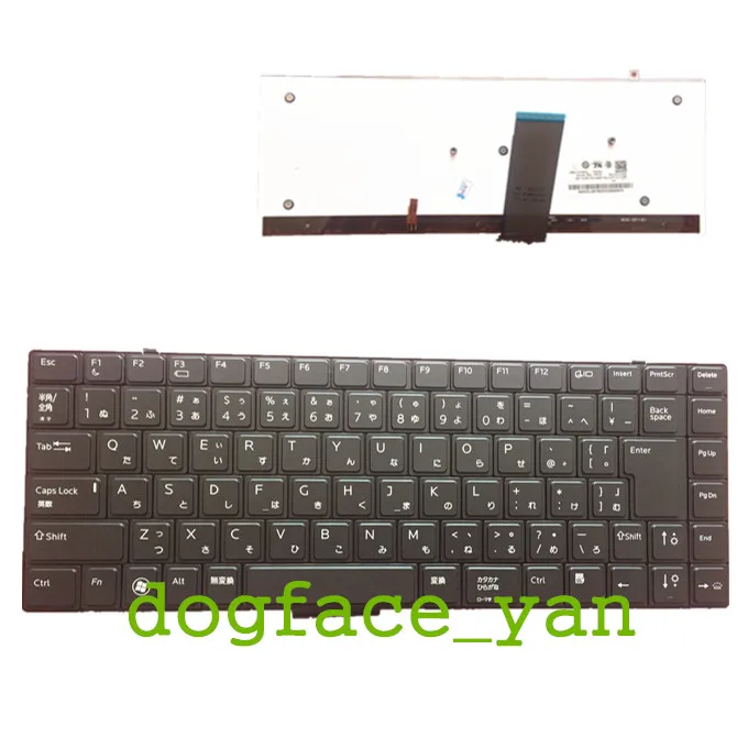 Японская клавиатура для Dell студии XPS 1340 1640 1645 1647 PP17S черная (подсветка) SP|keyboard for