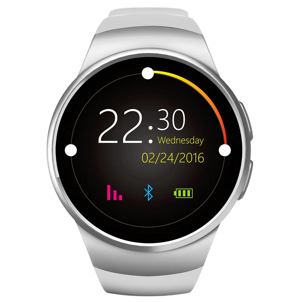 KingWear KW18 Bluetooth Smartwatch Phone Full Screen Support SIM TF Card Heart Rate for apple IOS huawei Android | Электроника