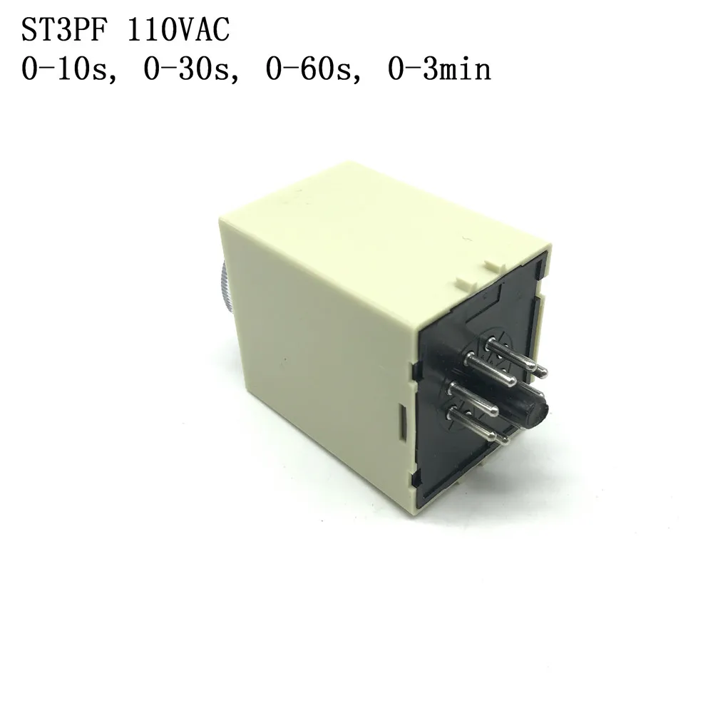 1 компл./лот ST3PF AC110V 10S/30S/60S/180S отключение питания задержка работы реле времени