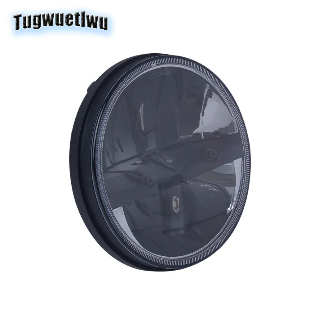 1 pair hot selling 7inch round LED headlight projector headLamp led for jeep wrangler jk cj tj lj lada niva land rover | Автомобили и