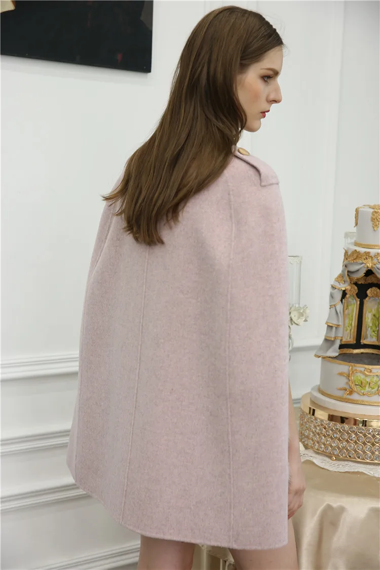 OFTBUY пальто с натуральным мехом, зимняя куртка, Женское шерстяное Свободное пальто, натуральный Лисий мех, с карманами, шерстяная накидка, без рукавов, пальто, уличная одежда