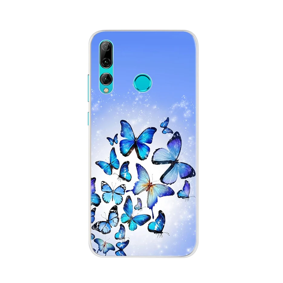 Чехол для Huawei P Smart Plus 2019 силиконовый мягкий ТПУ чехол с животными задняя крышка